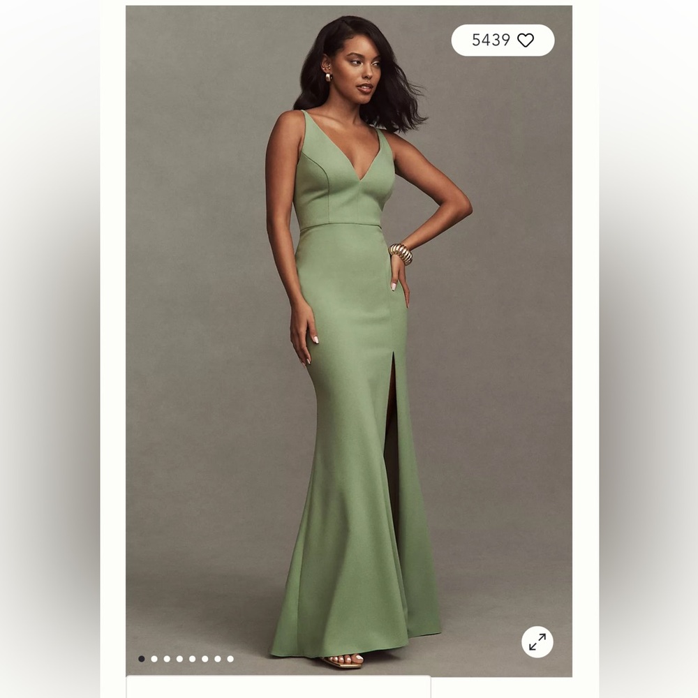 BHLDN Sage Green Maxi Dress